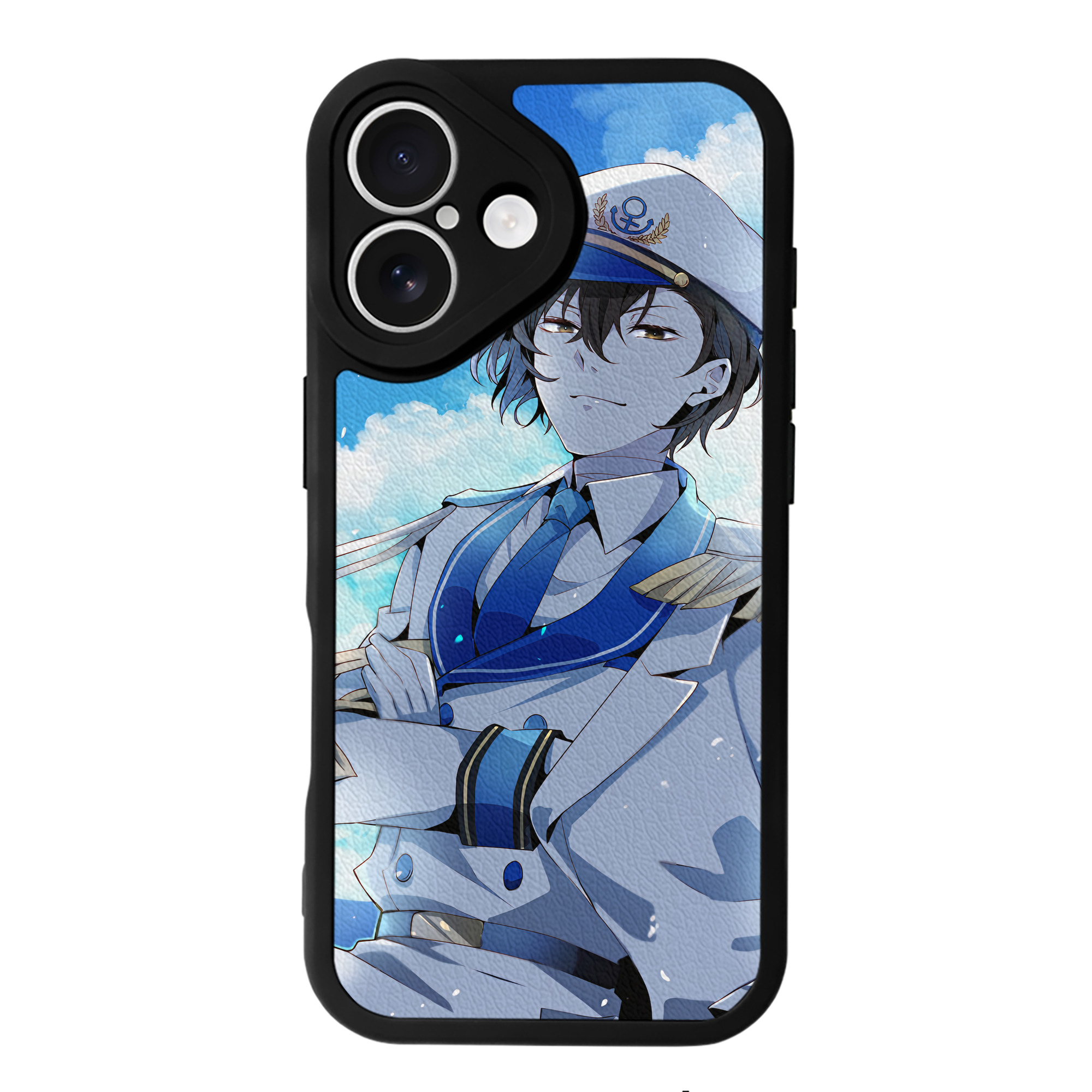 （画像用） 文豪ストレイドッグス Bungo Stray Dogs 【iPhone 16シリーズ対応】シリコンスマホケース（レザー調） 材質：シリコン